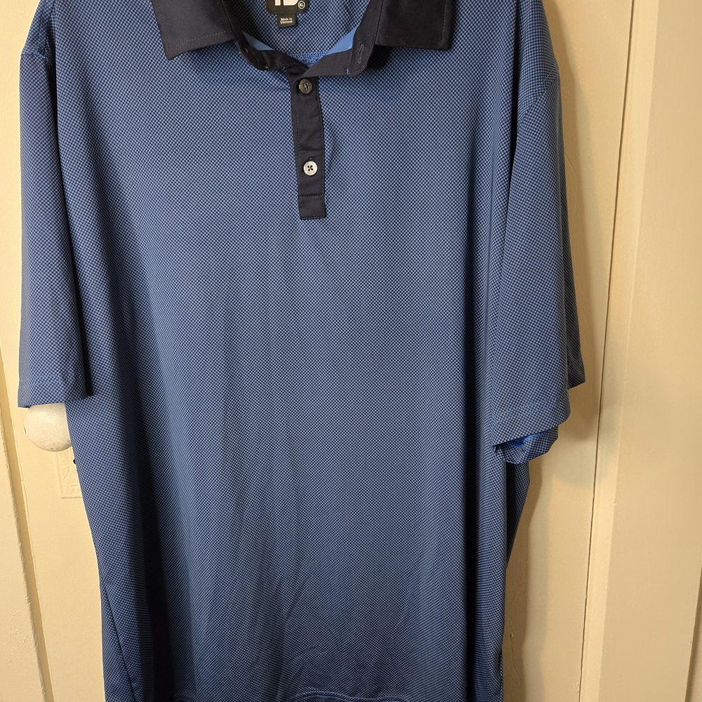 FootJoy Navy and Blue Polo Shirt